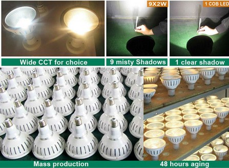 18w Dimmable Outdoor Waterproof IP65 led spot light4