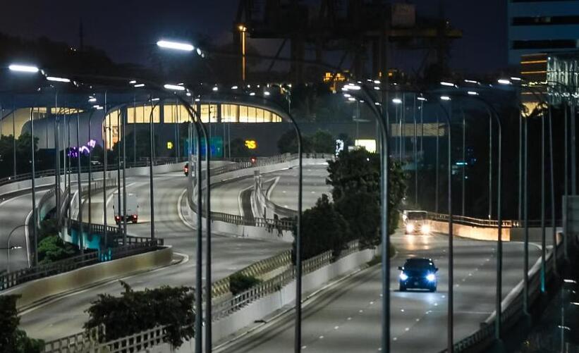Asian Games commuter road LED lighting upgrade