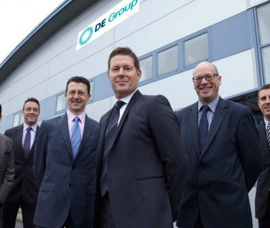 DE - group LED high dome light to illuminate the logistics company