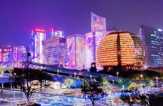 Hangzhou Linping South Station lighting project lights up the city night scene
