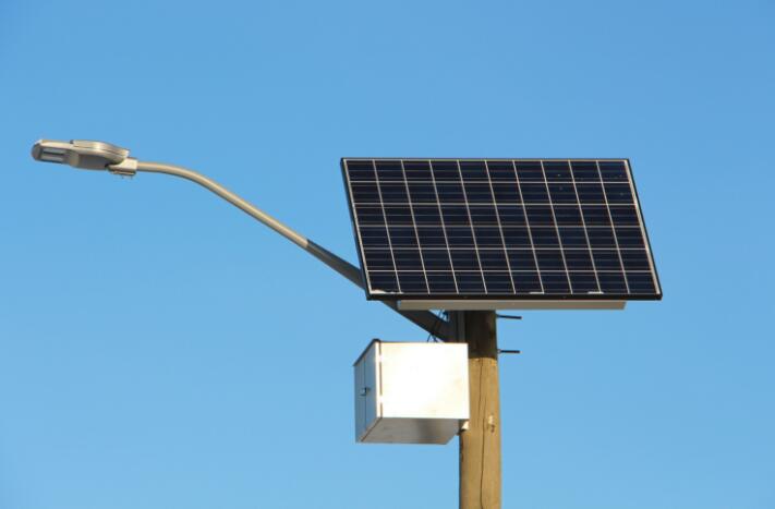 LED solar street lamp by remote areas