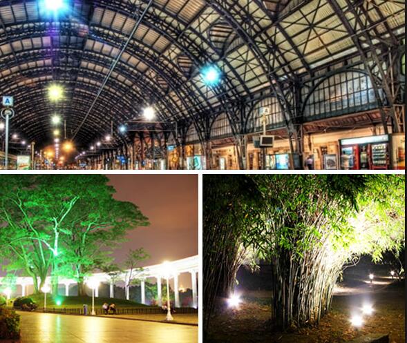 Original ecological exhibition hall LED lighting products project in Belgium