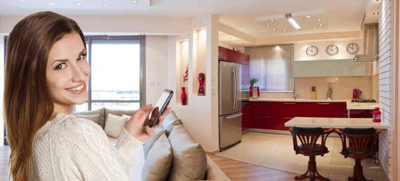 Smart home features LED lighting working systems