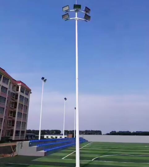 Wenzhou Sports Center Stadium Lifting Light Pole Intelligent LED Lighting