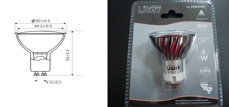 super bright dimmable GU10 SMD5050 High Power led spot light1